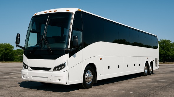 Exterior of Pasadena Party Bus Company's 40 Passenger Party Bus in Pasadena