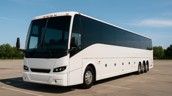 Exterior of Thousand Oaks Party Bus Company's 40 Passenger Party Bus in Thousand Oaks