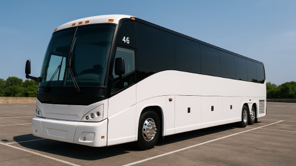 Exterior of Los Angeles Party Bus Company's 50 Passenger Party Bus in Los Angeles