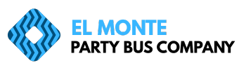 el monte party bus company logo