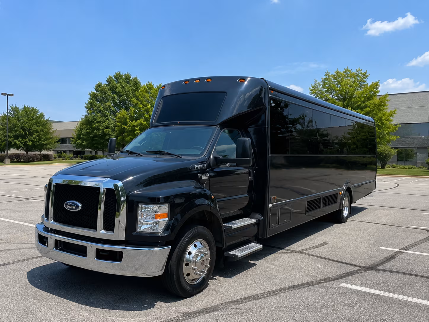 50 Passenger Party Bus Exterior