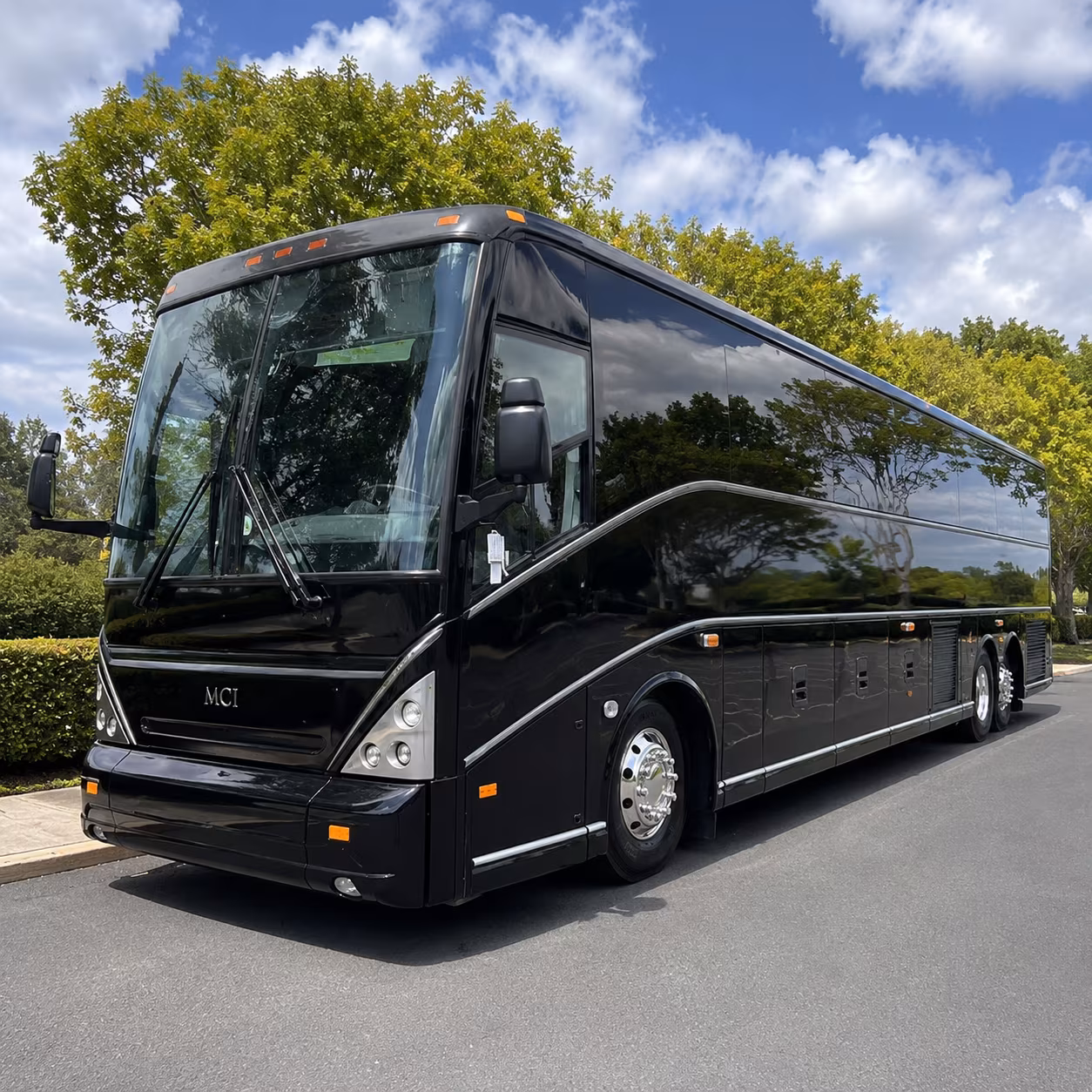 Santa Clarita Airport Shuttle & Transportation party bus exterior