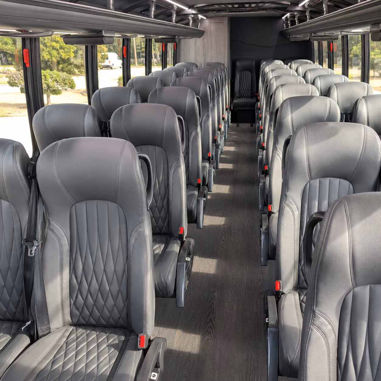 Santa Clarita Airport Shuttle & Transportation party bus exterior