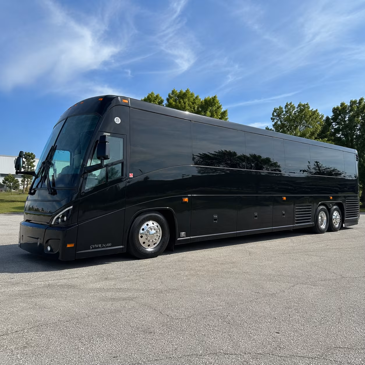 Santa Clarita Airport Shuttle & Transportation party bus exterior