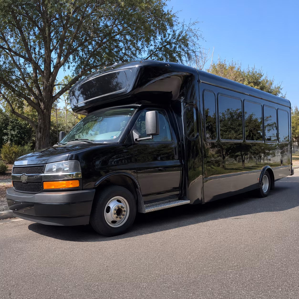 Santa Clarita Bachelor & Bachelorette Transportation party bus exterior