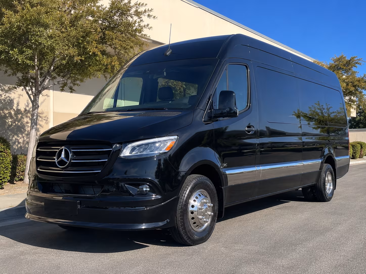 Santa Clarita Corporate Transportation party bus exterior