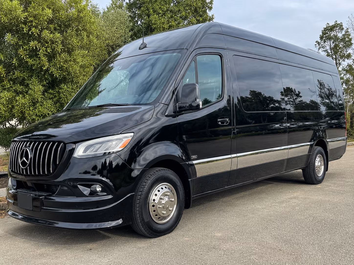 Santa Clarita Corporate Transportation party bus exterior