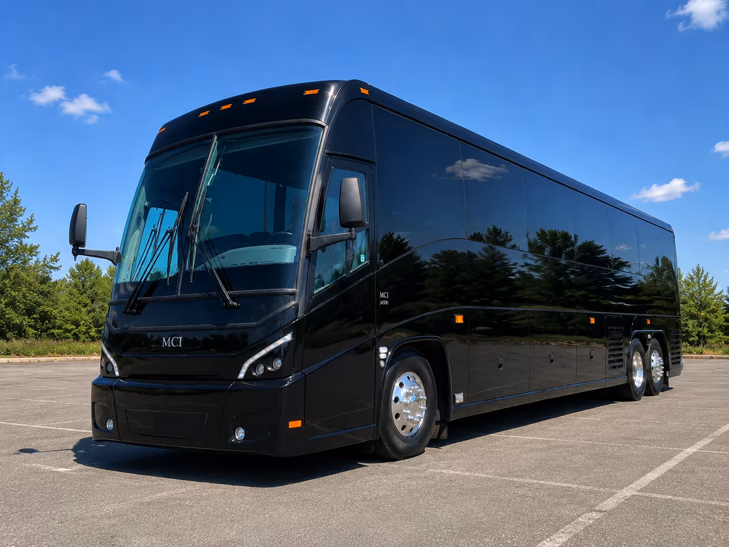 Santa Clarita Corporate Transportation party bus exterior