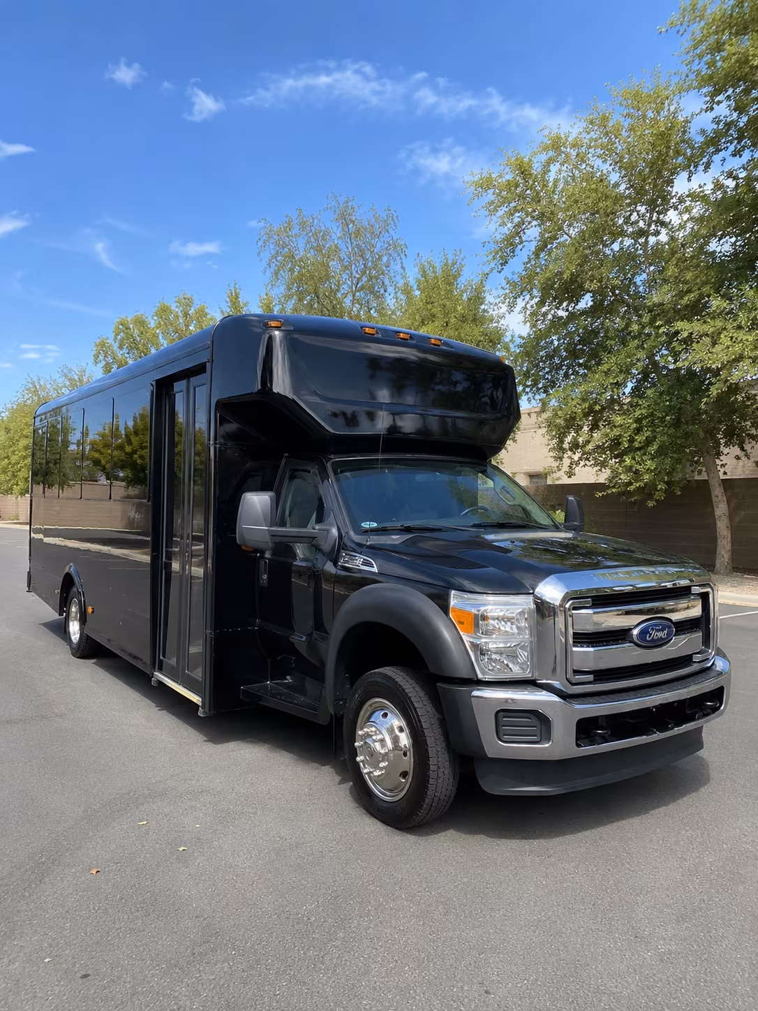 Santa Clarita Private Event Transportation party bus exterior