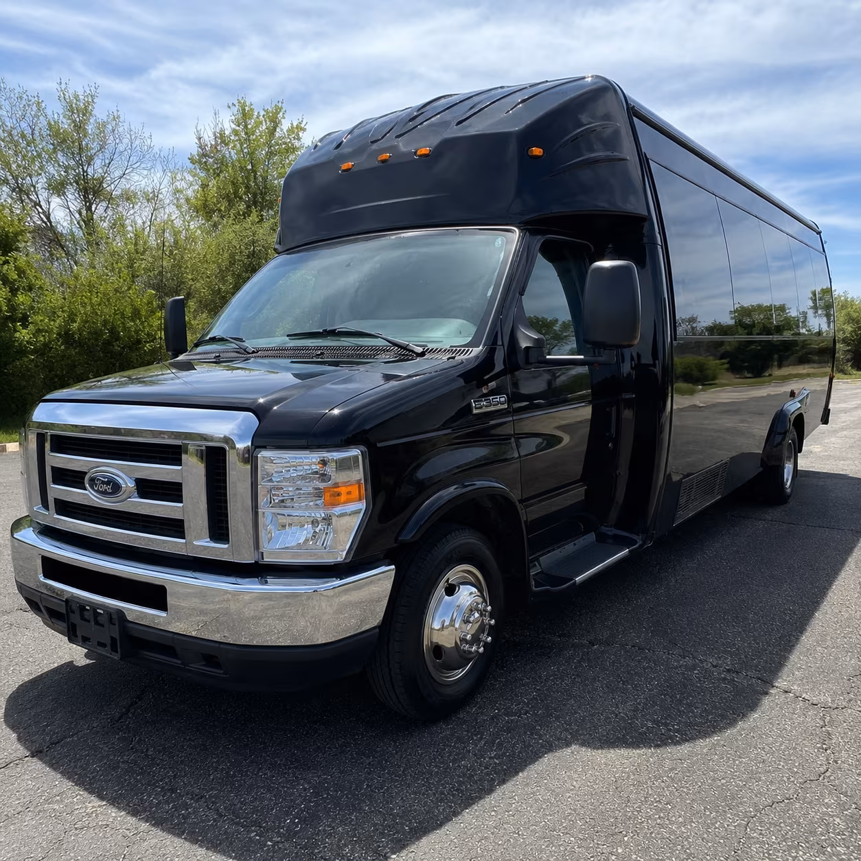 Santa Clarita Private Event Transportation party bus exterior