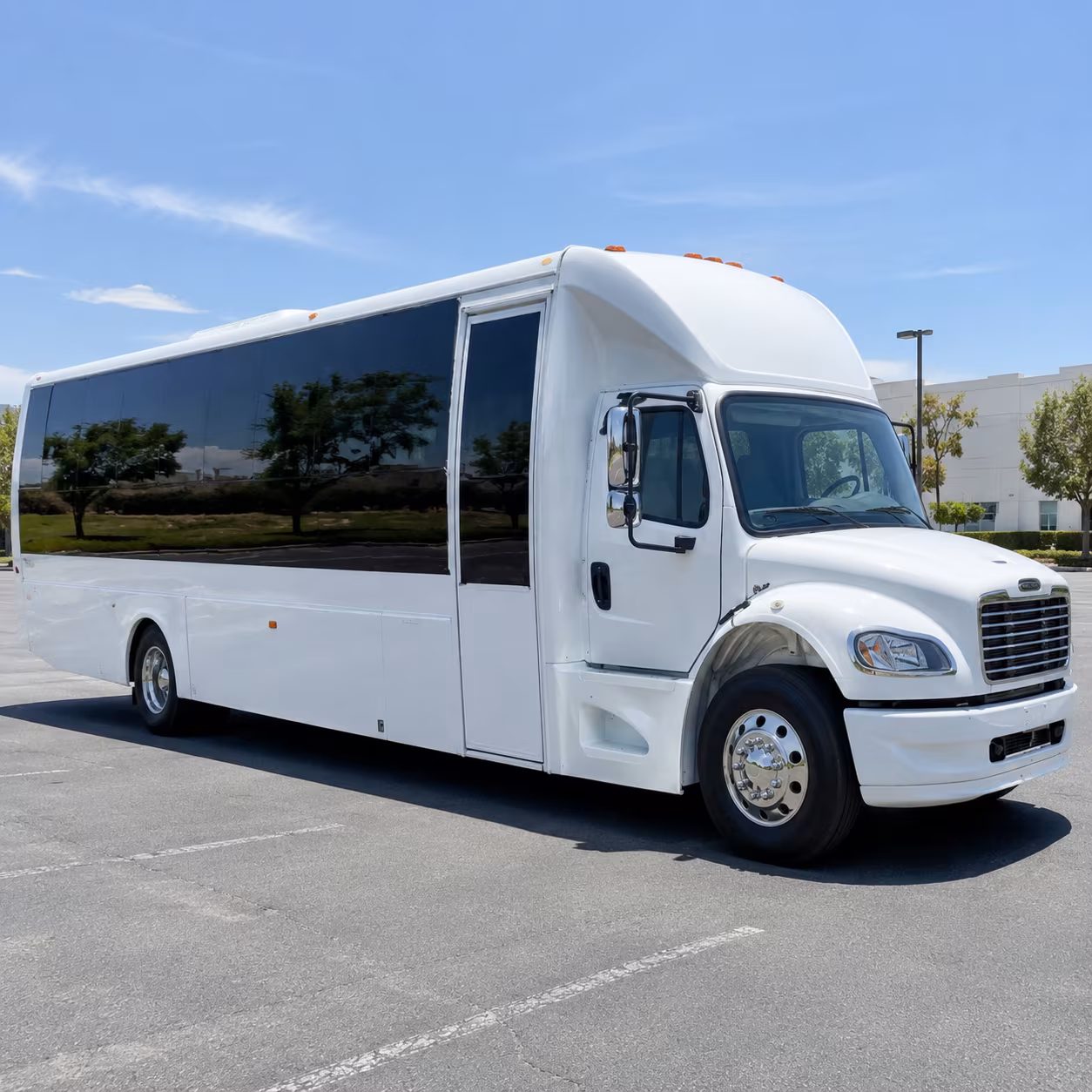 Santa Clarita Private Event Transportation party bus exterior