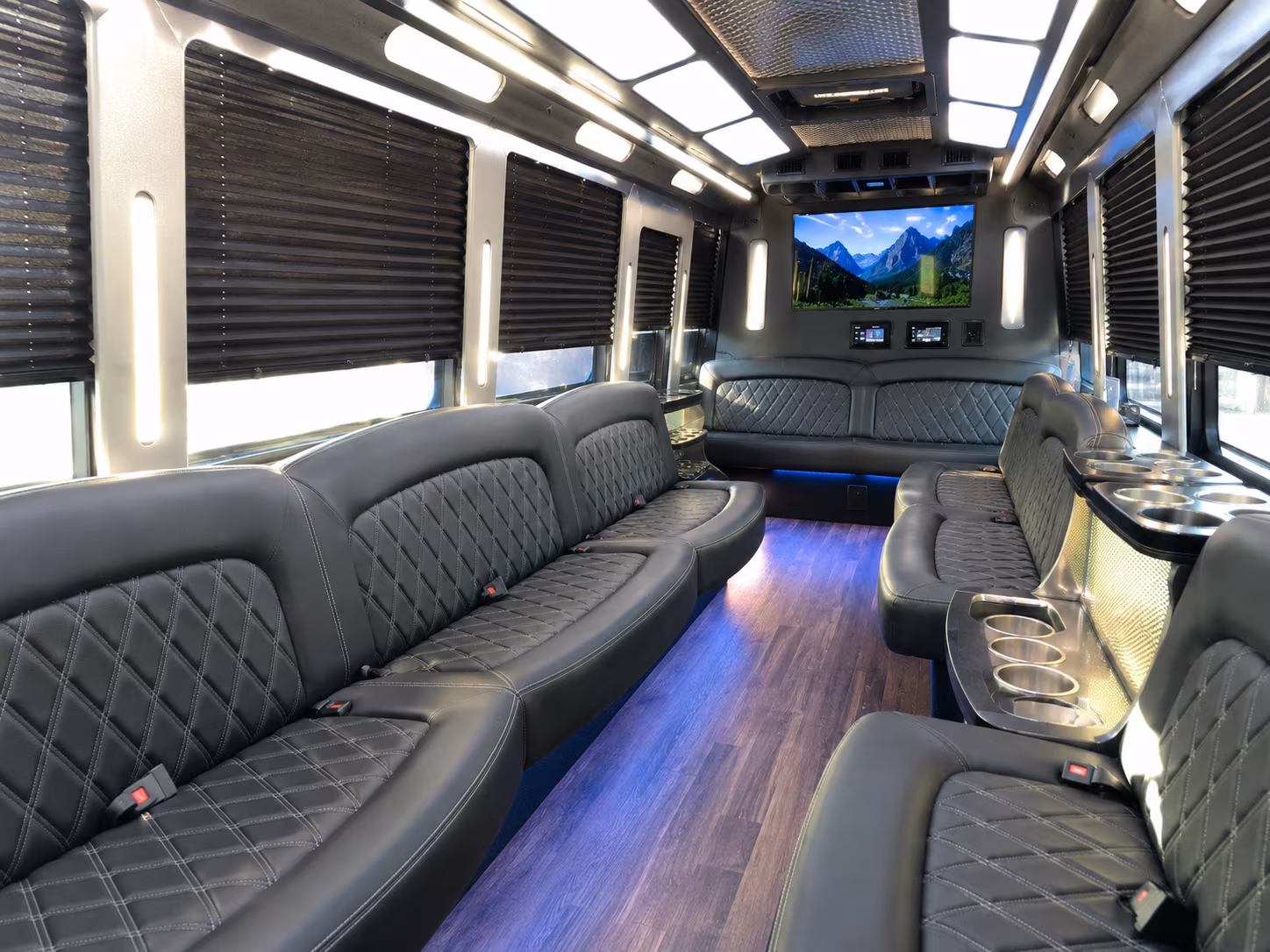Santa Clarita Prom & Homecoming Transportation party bus exterior