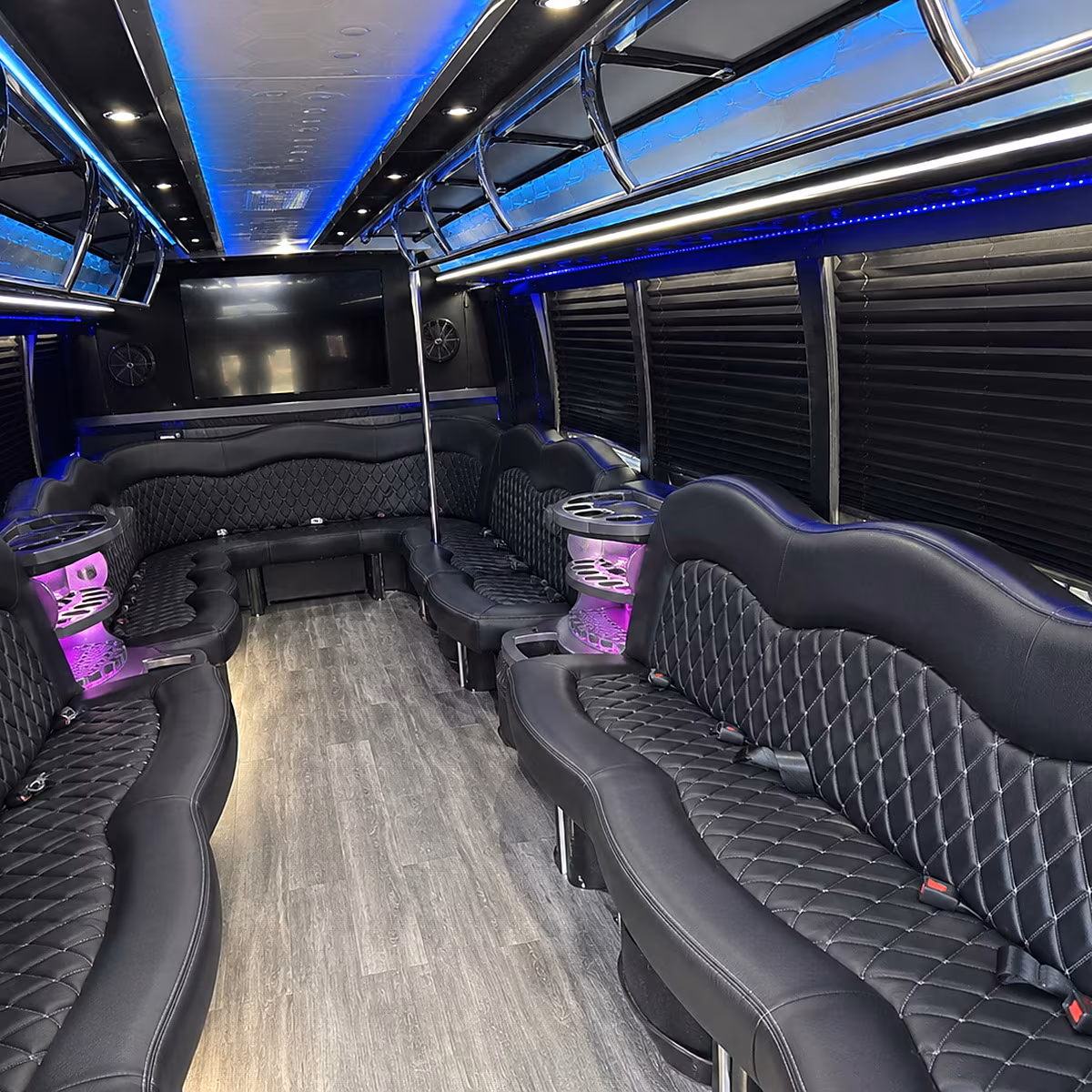 Santa Clarita Prom & Homecoming Transportation onboard seating