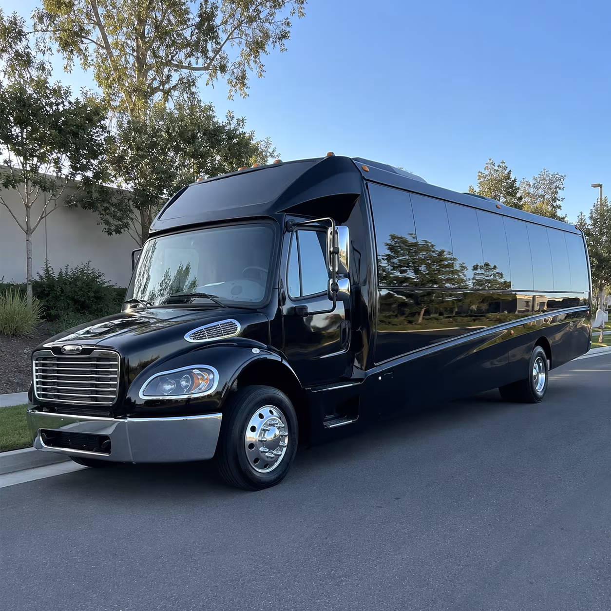 Santa Clarita School Event Transportation party bus exterior