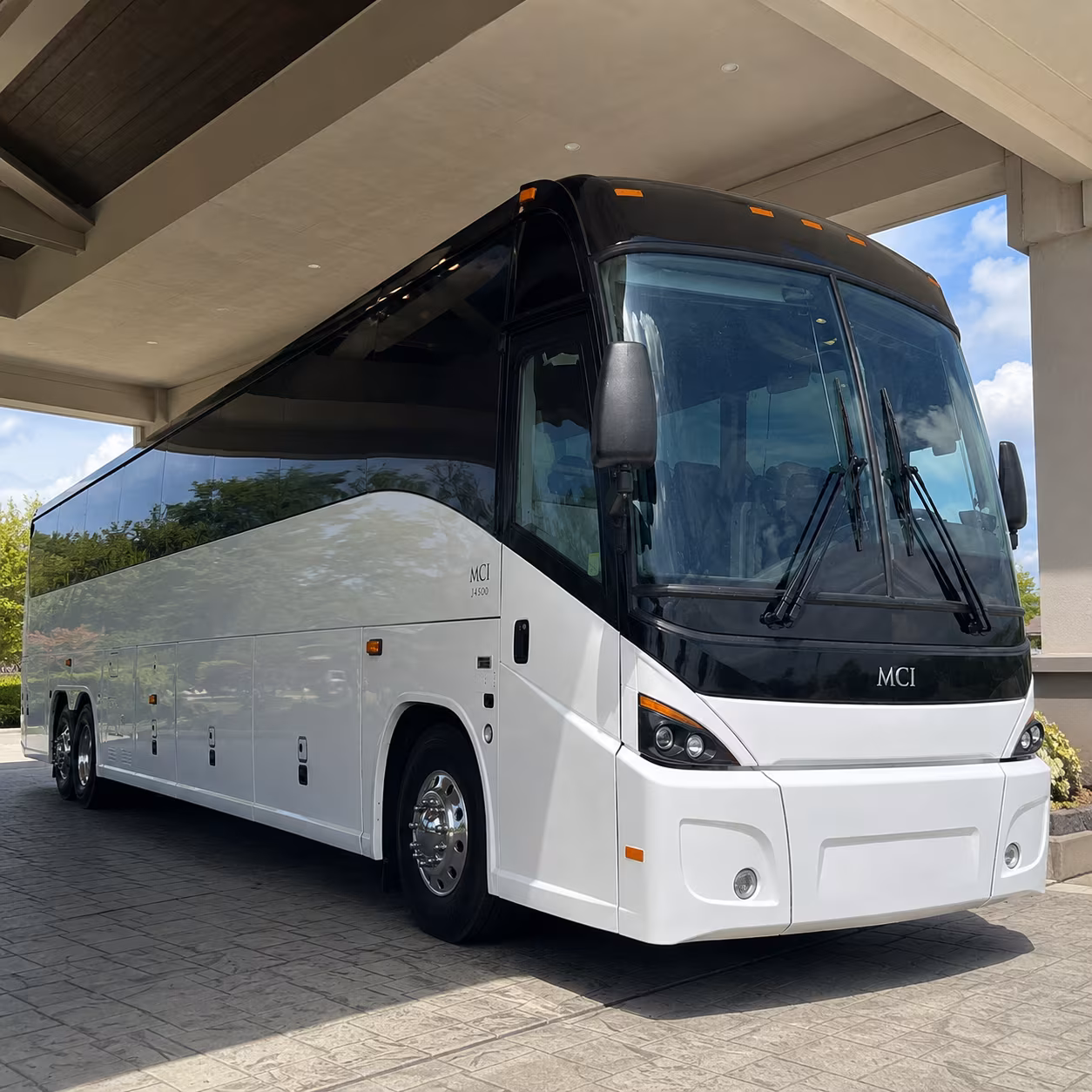 Santa Clarita School Event Transportation party bus exterior