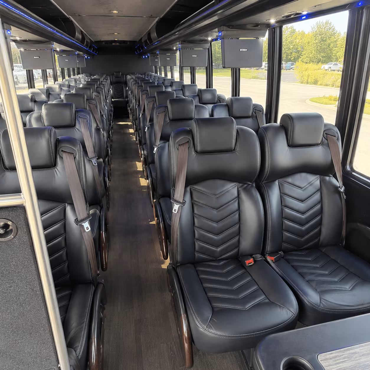 Santa Clarita School Event Transportation party bus exterior