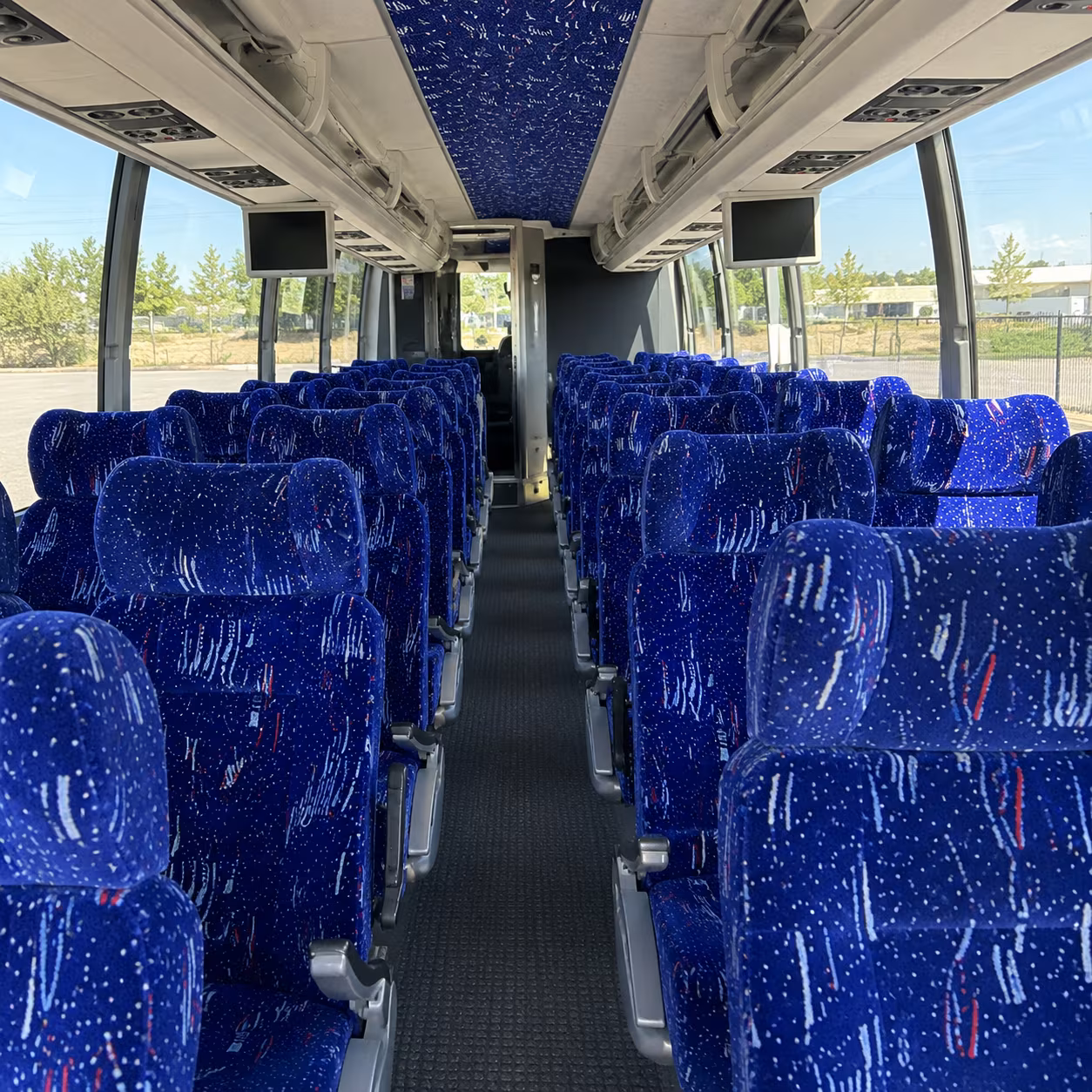 Santa Clarita School Event Transportation party bus interior
