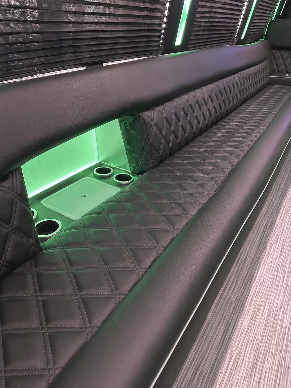 Santa Clarita Winery Tour & Pub Crawl Transportation party bus interior